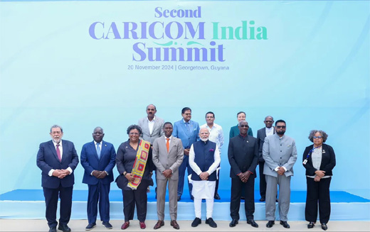 PM Modi- Carribean leaders